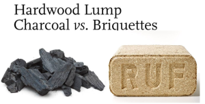 Hardwood Charcoal vs Wood Briquettes